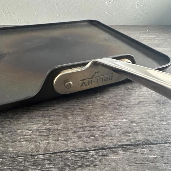 All-Clad Griddle Pan 11" Square Skillet Flat Non Stick Hard Anodized Metalcraft - Picture 3 of 5